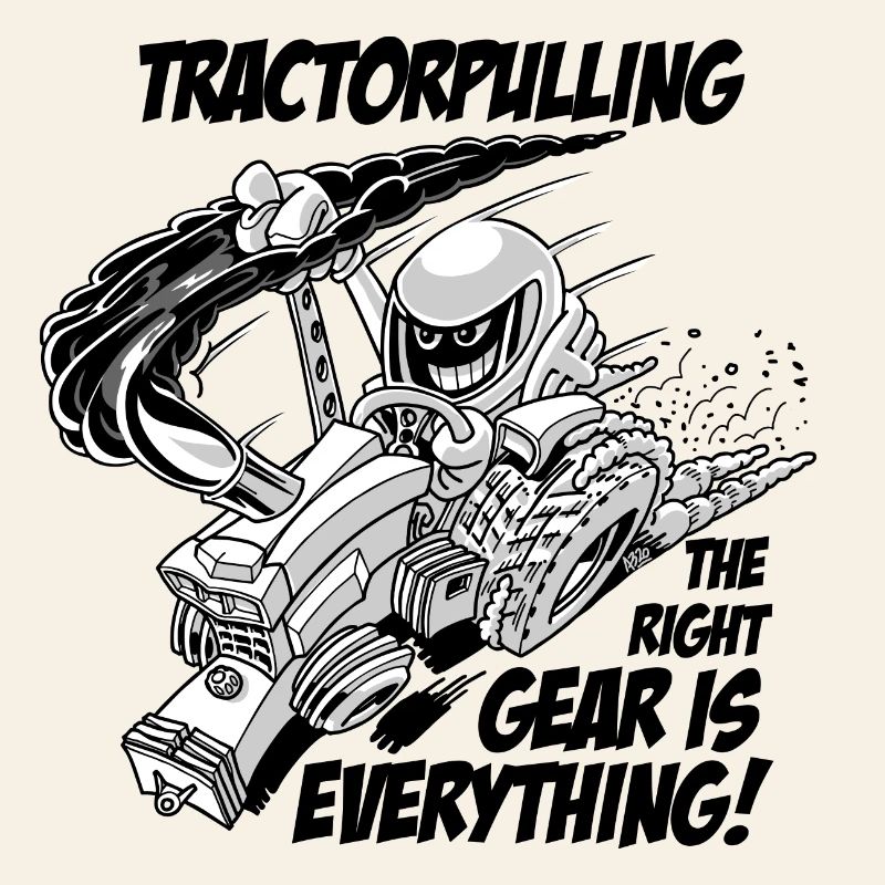 0966 tractor pulling BW