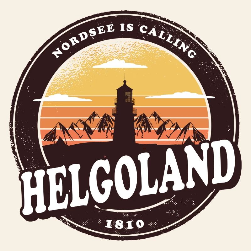 Helgoland Sunset Design / Idée cadeau