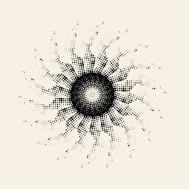 dotted shape gyroscopic pinwheel 4