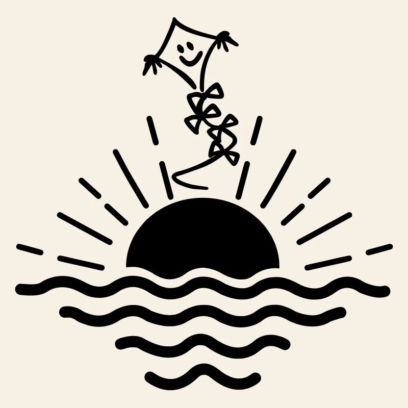 Sunset kite