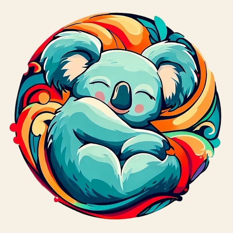Koala sleeps