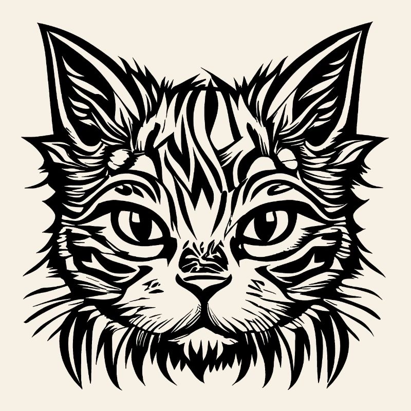 Manga Comic Katze "Stubentiger"