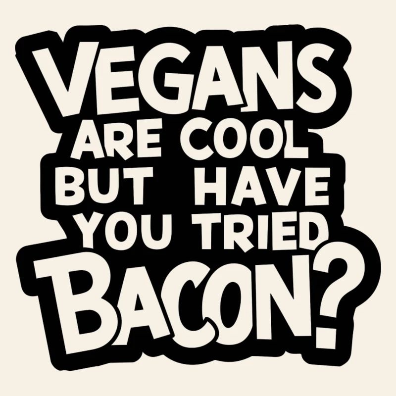 Les végétaliens, c’est cool, mais avez-vous essayé le bacon ?