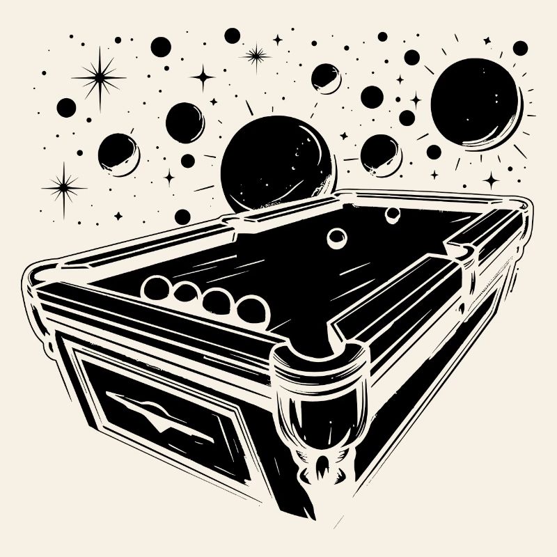 Dessin animé Billard