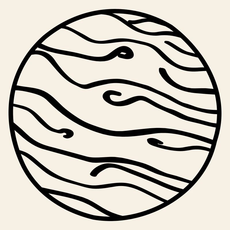 Planète Doodle de l’espace