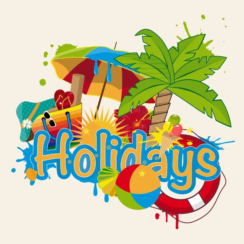 Vacances colorées de graffitis d’été