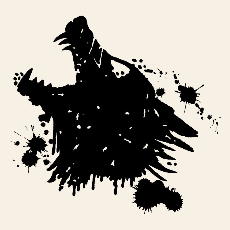 Loup noir hurlant