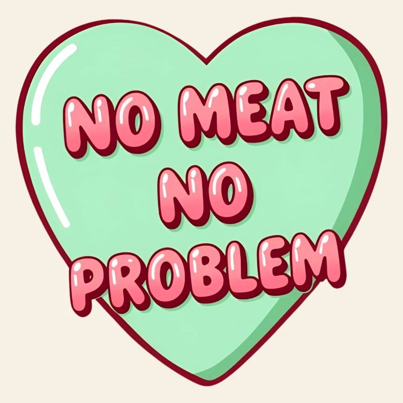 Mint Bubble Herz – No Meat No Problem