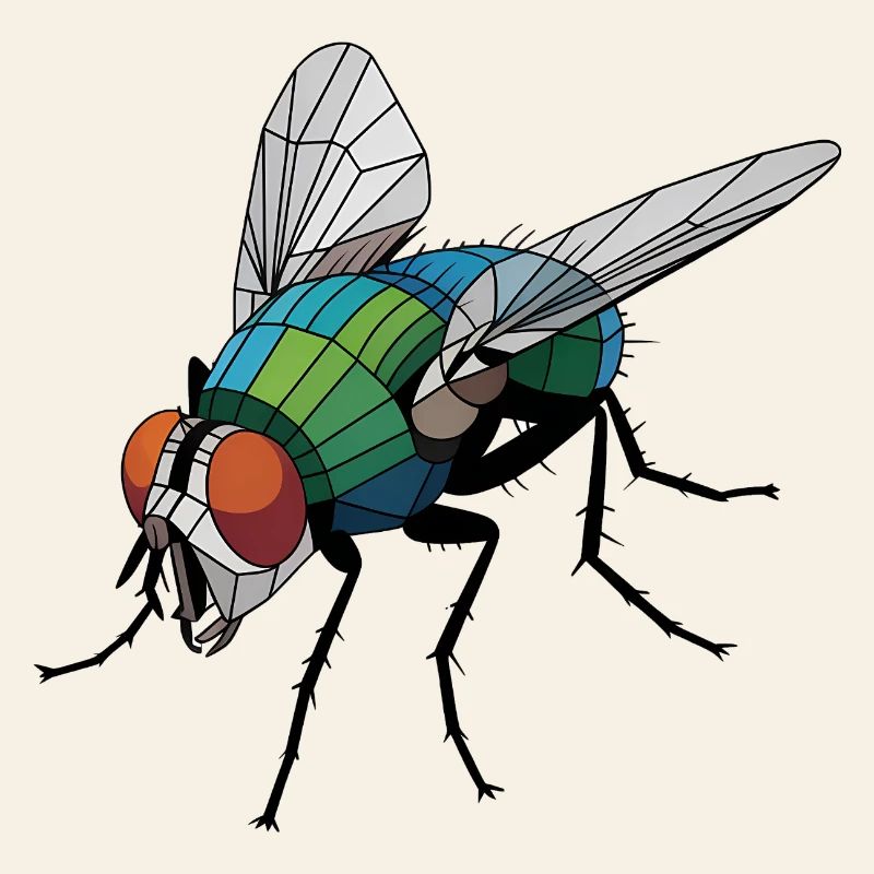 Fly - Cool Low Poly Logo