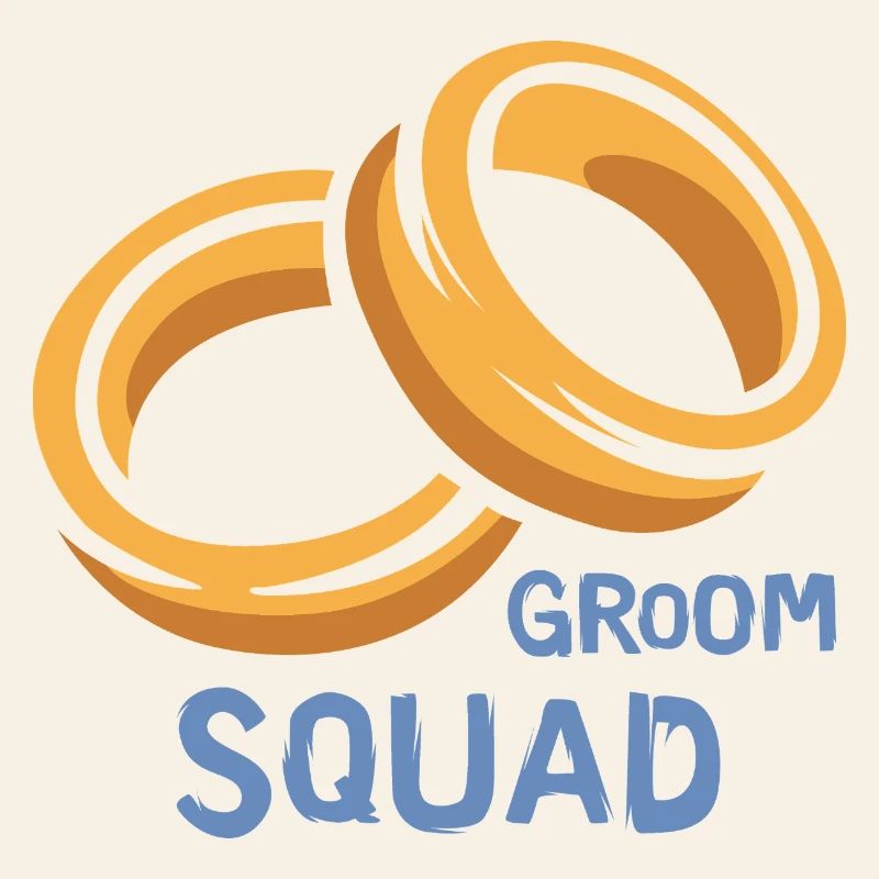 Groom Squad bagues Enterrement de vie de garçon