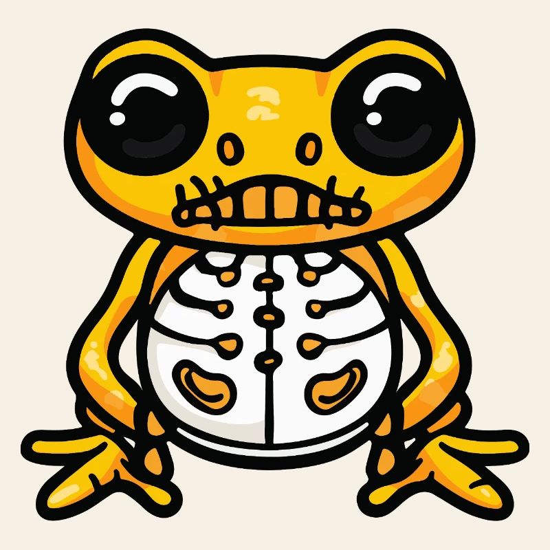 Frog Halloween Zombie