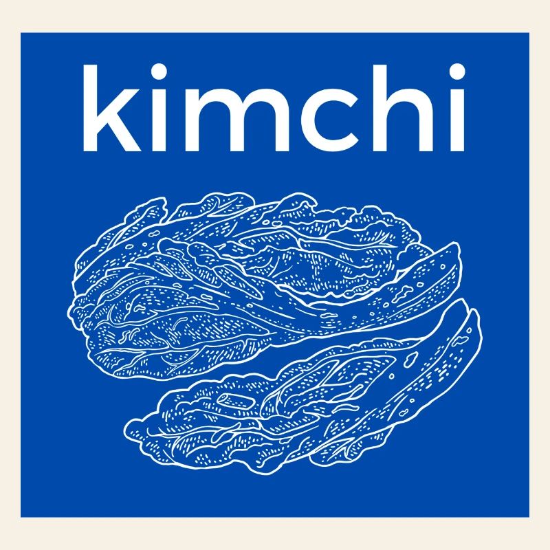 Kimchi Line Style Blue
