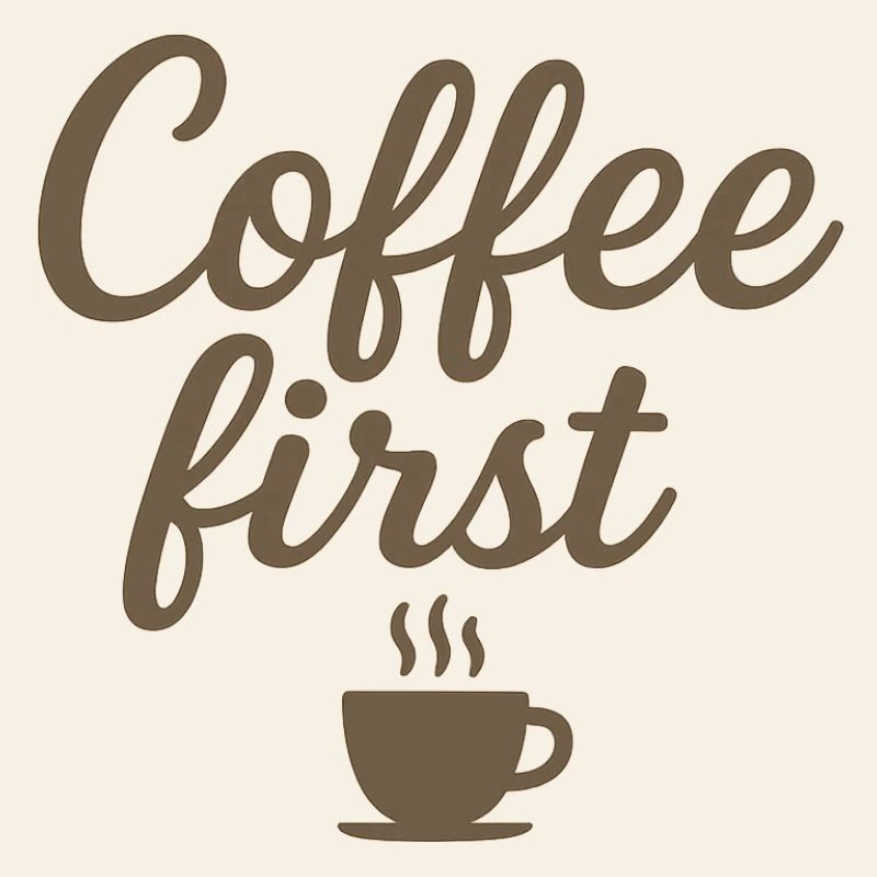 Le café d’abord