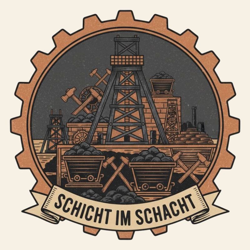 Décalage dans le puits de la mine