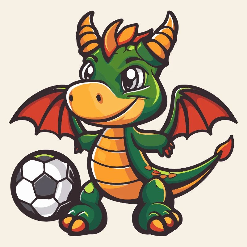 Dragon avec boule