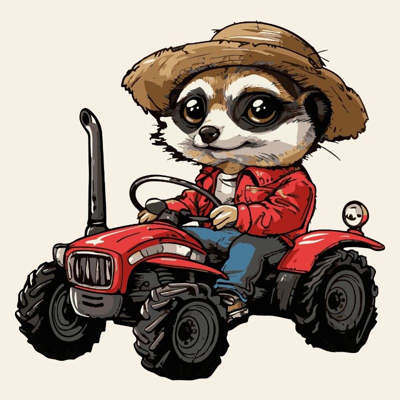 Fermier de tracteurs suricates
