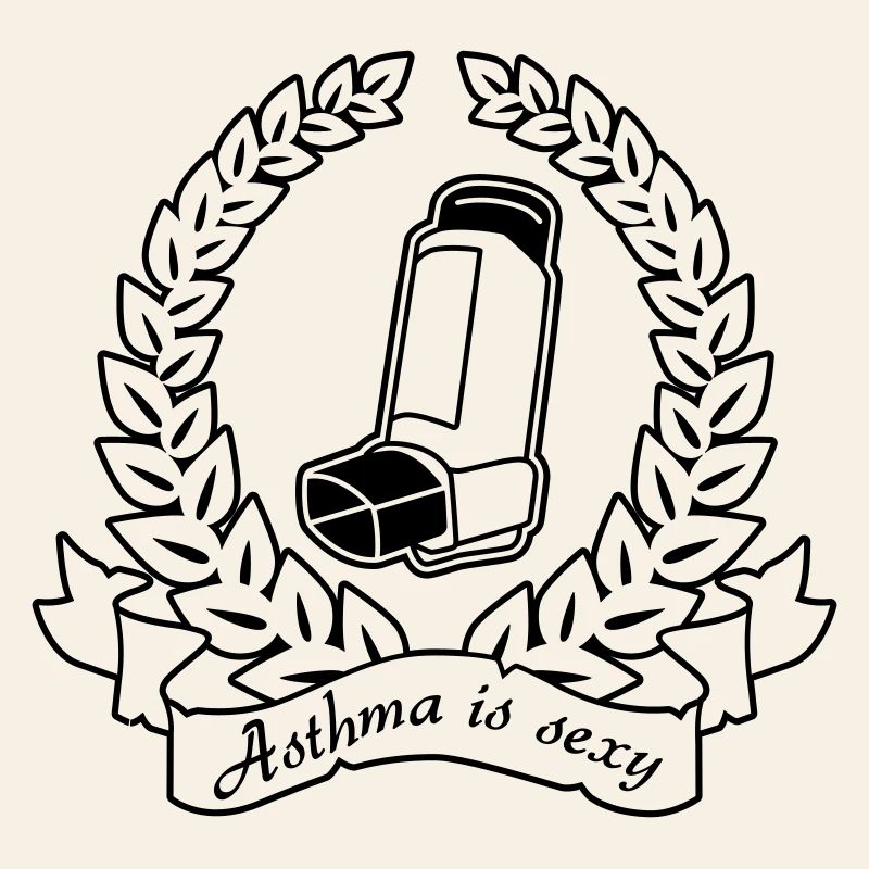 Asthma Is Sexy – Nerd Flirt Saying & Gift