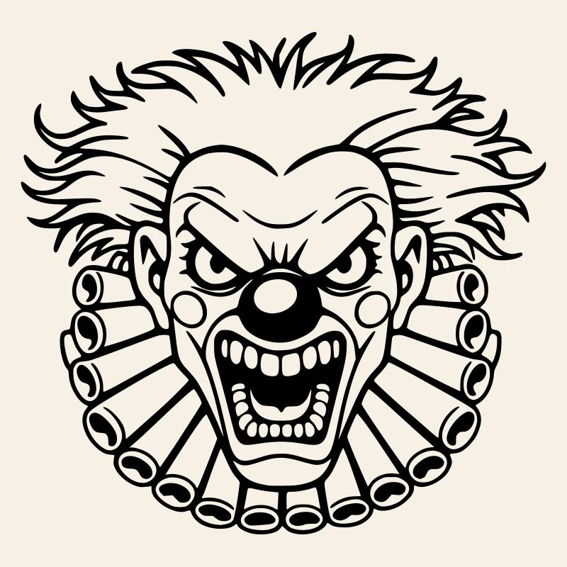clown méchant 