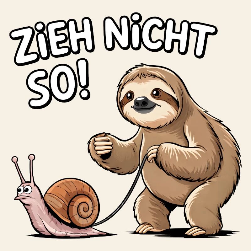 Don't pull so sloth snail