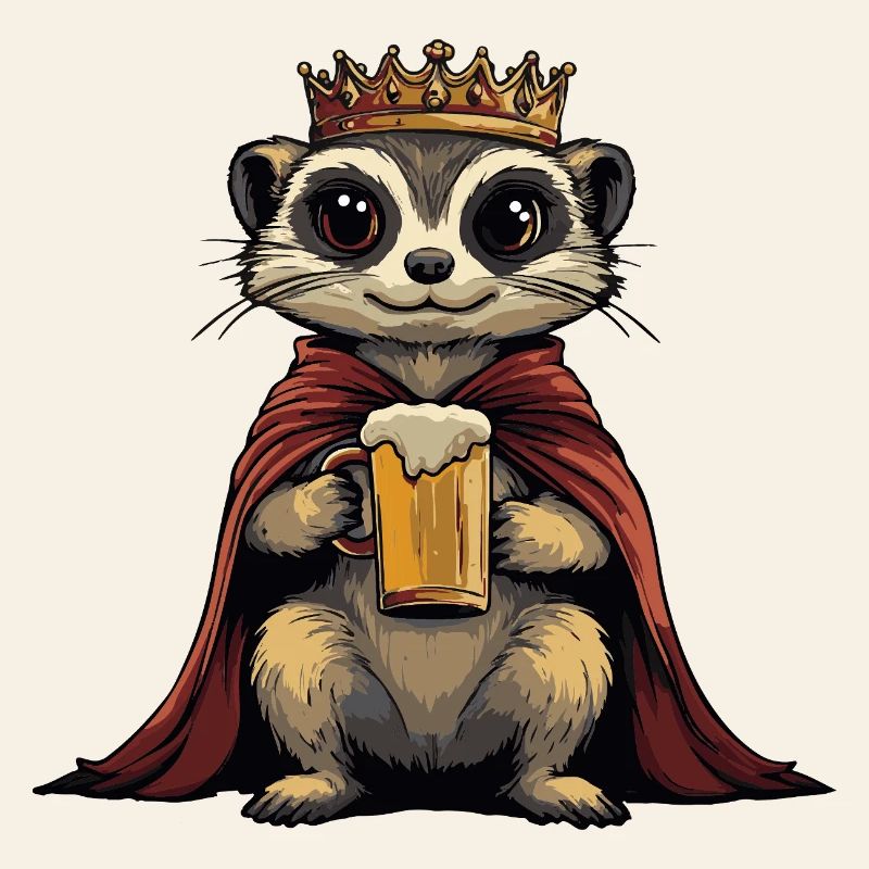 Erdmännchen Bier König