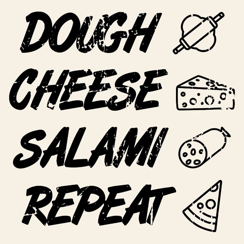 Pâte fromage Salami Répéter