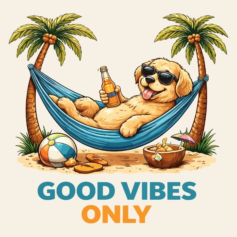 Chiot dans le hamac – Mode Relax