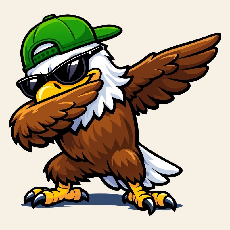 Aigle à l’eau à dabber