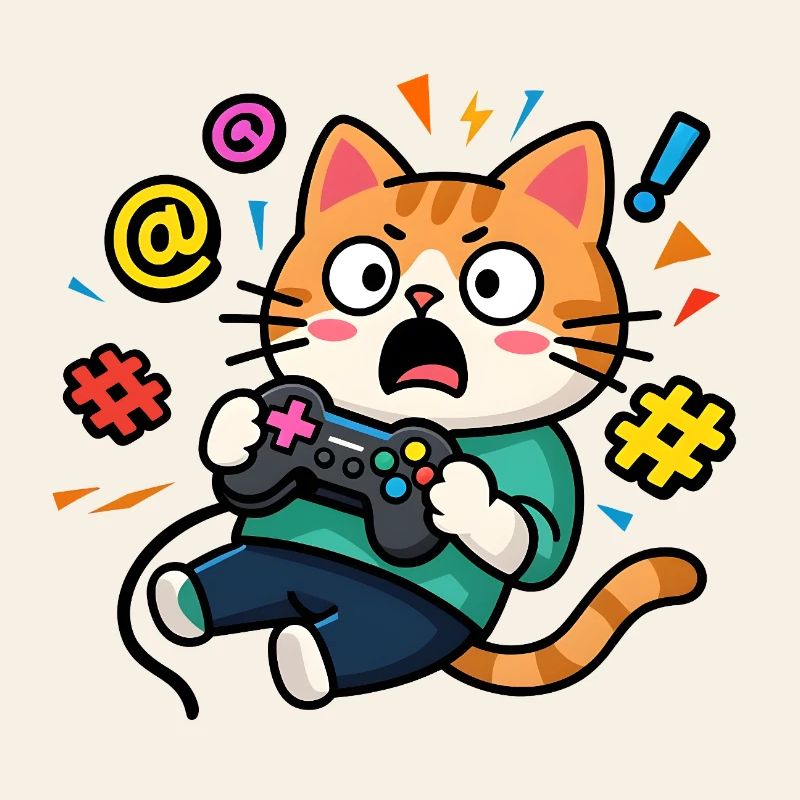 Gamer Cat Unleashed