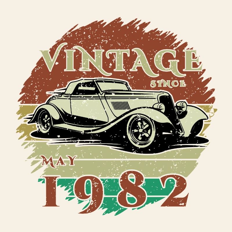 44. Geburtstag - Klassiker - Vintage since 05/1982