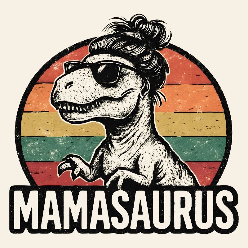 Mamasaurus Mama Mutter Geschenkidee Humor Lustig