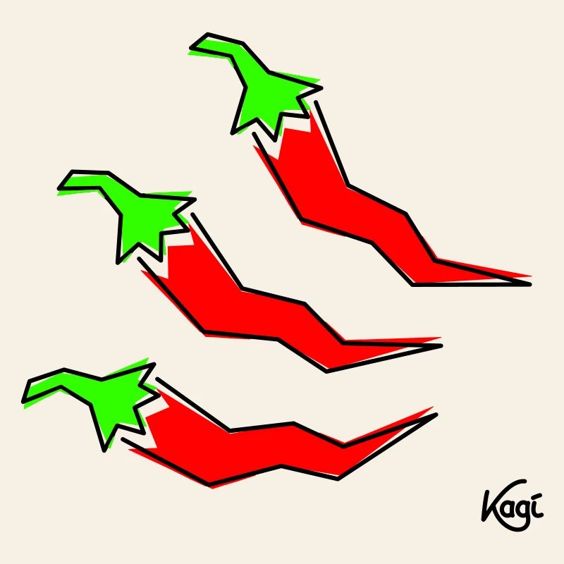 trois pepperonis