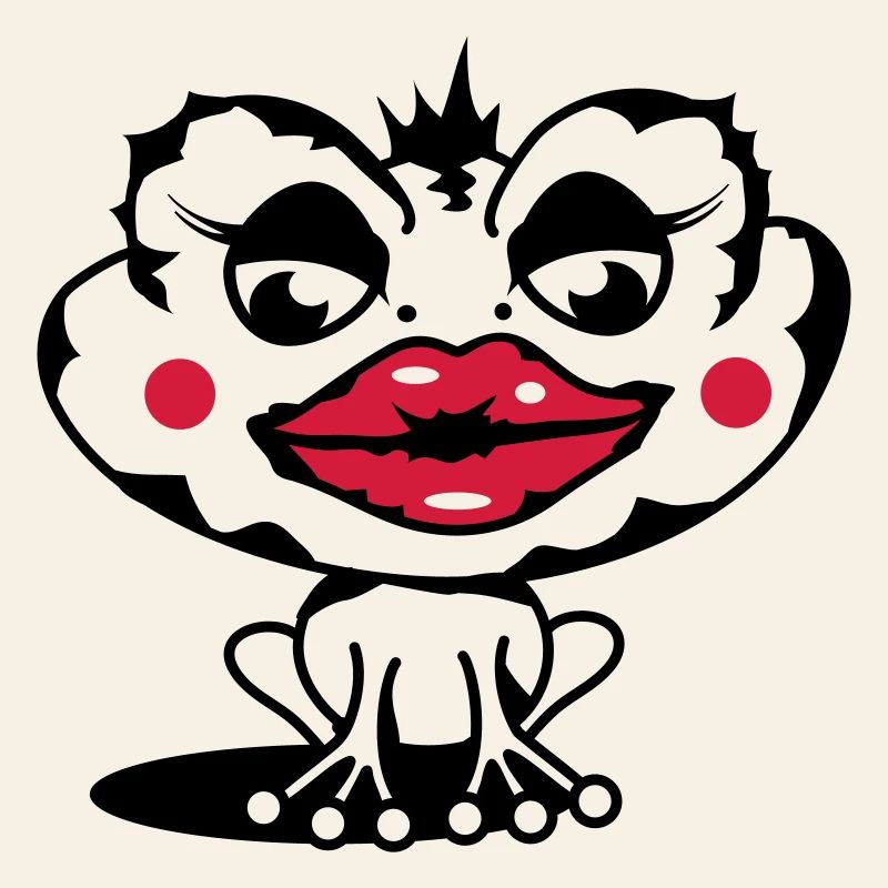 A toad with a thick lip