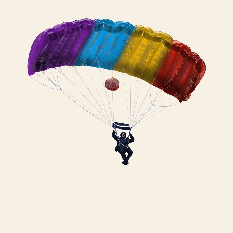 parachuting