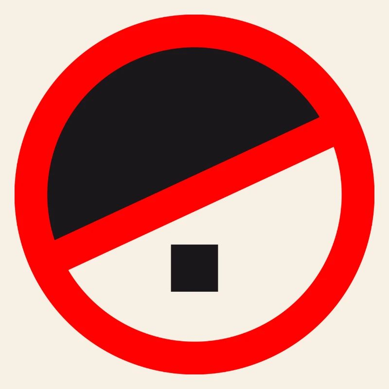 circulaire rond adolf interdit non no racism logo text d