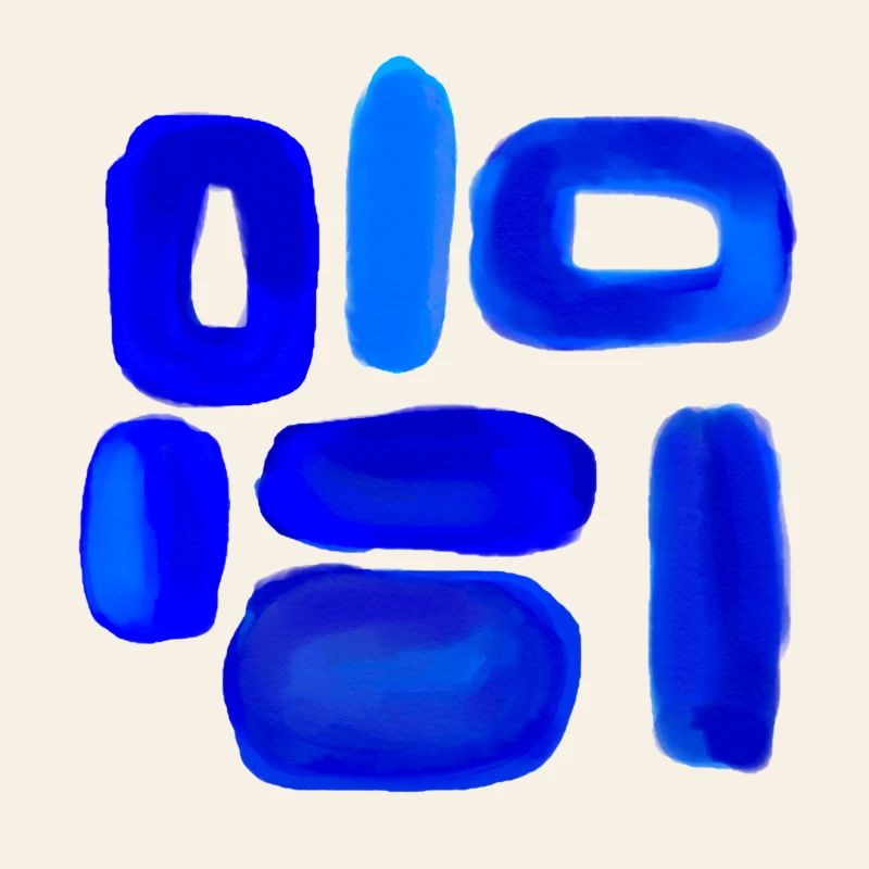 Blue Sky Abstract Design