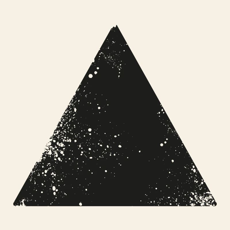 hipster triangle shape symbol