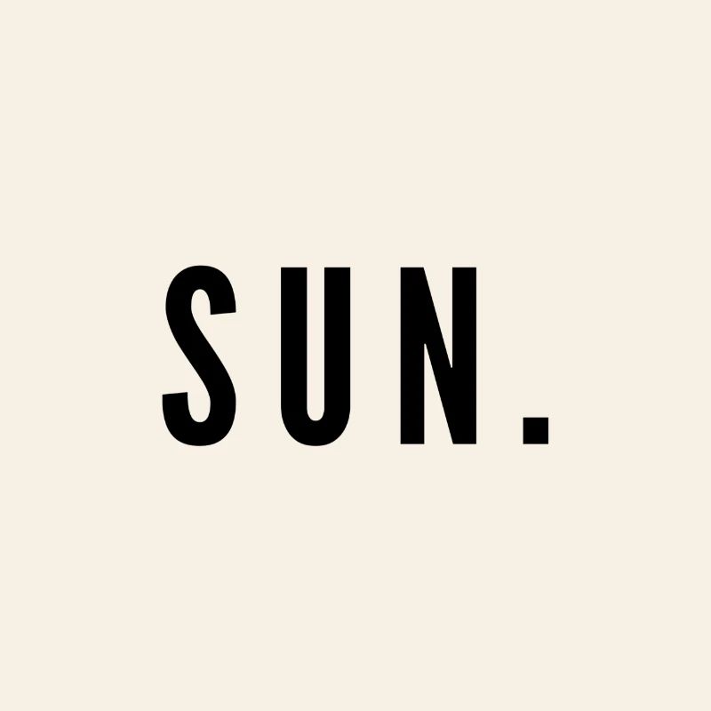 Un SOLEIL minimal. Design – Dimanche du dimanche