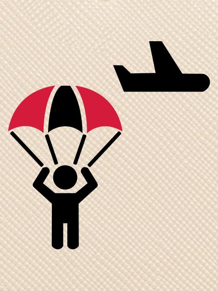 parachutist