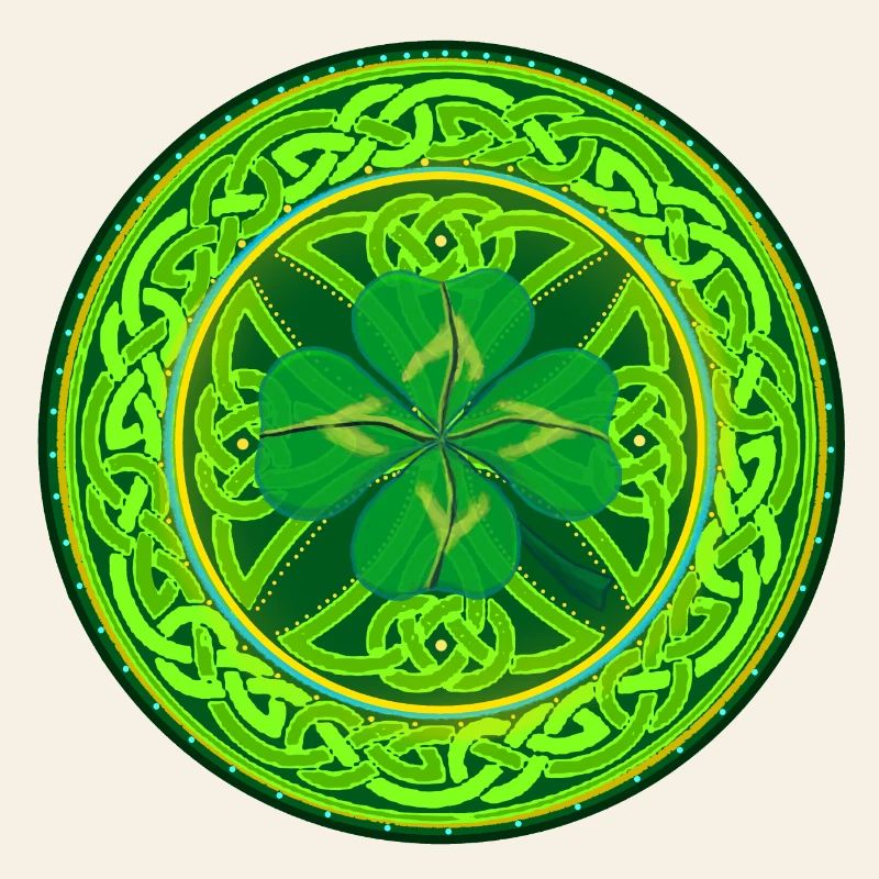 Celtic Four-Leaf Clover