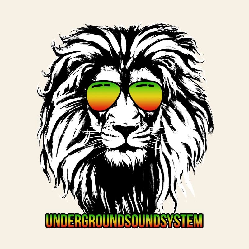 Löwe Regenbogen Sonnenbrille