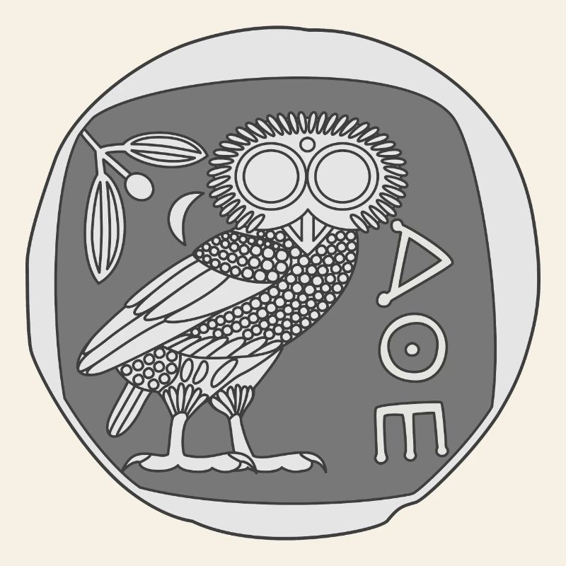 Chouette d'Athéna [Coin]