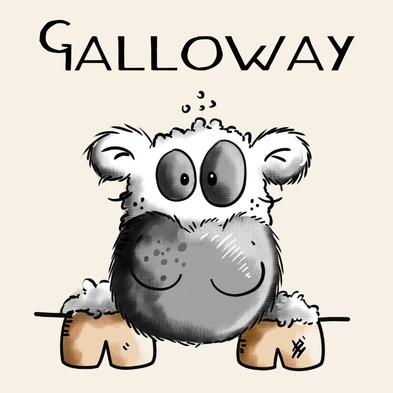 Galloway Cow - Cows - Cattle - Gift