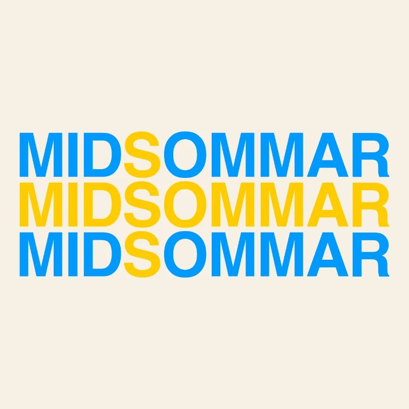 Drapeau suédois MIDSOMMAR