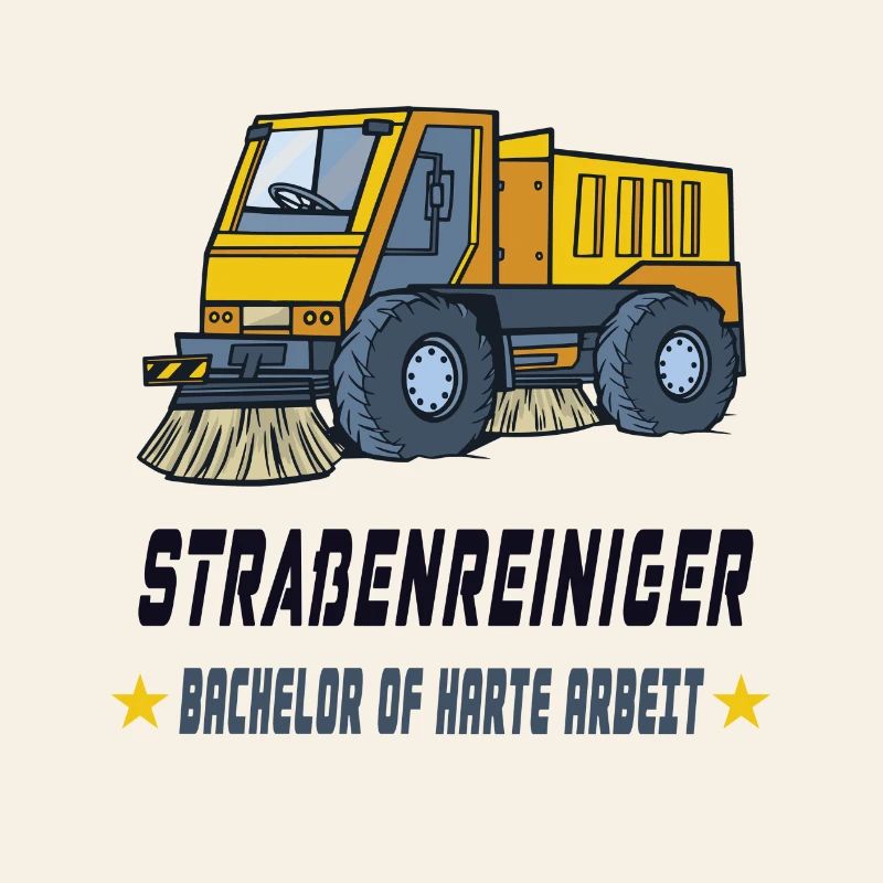 Straßenreiniger Design / Geschenkidee