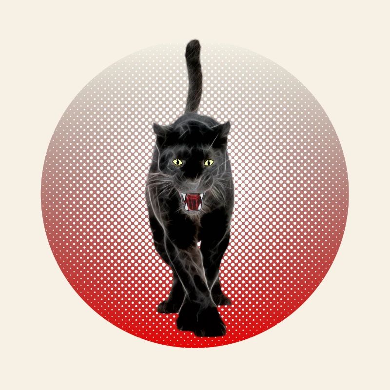Noir Cougar schwarzer Panther CB Chat Noir