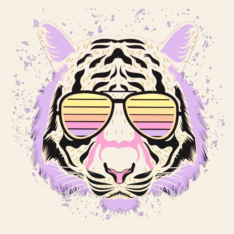 Tiger Psychedelic Eyewear Style