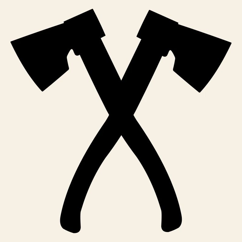 Two axes for keep chopper, carpenter or woodbewe