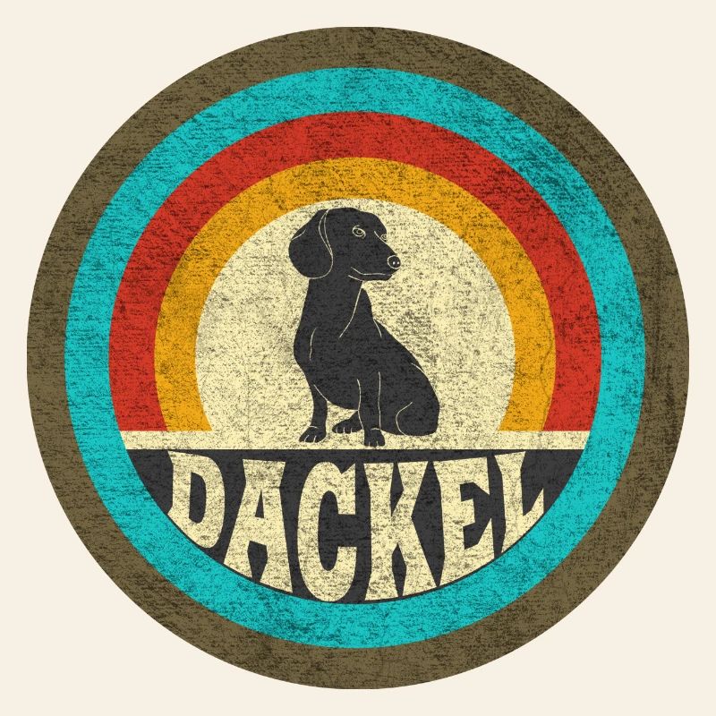 Dackel Vintage Design / Geschenkidee