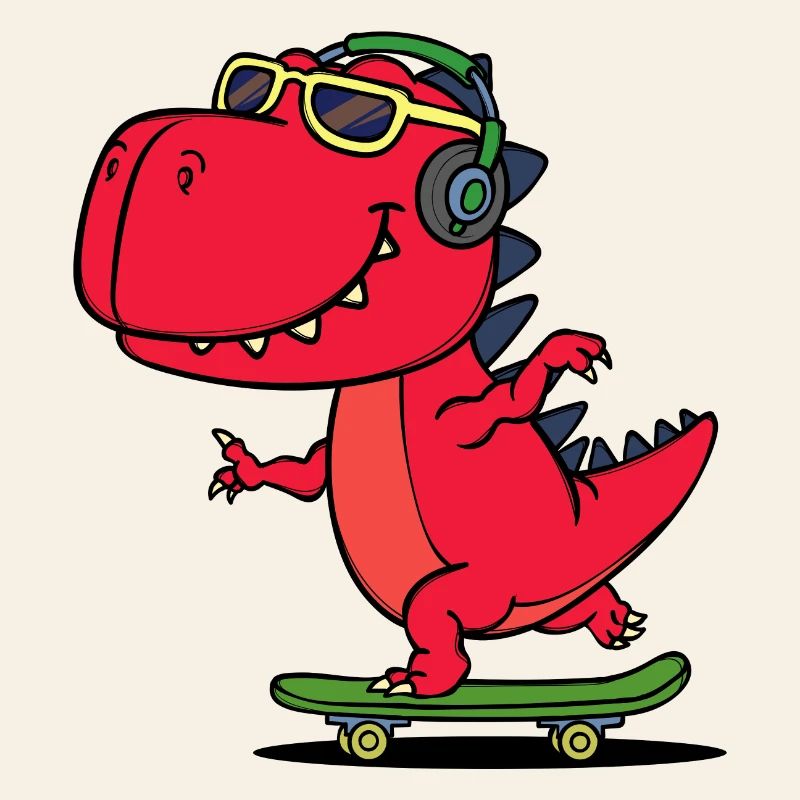Cool Dinosaur Headset Funny Sunglasses