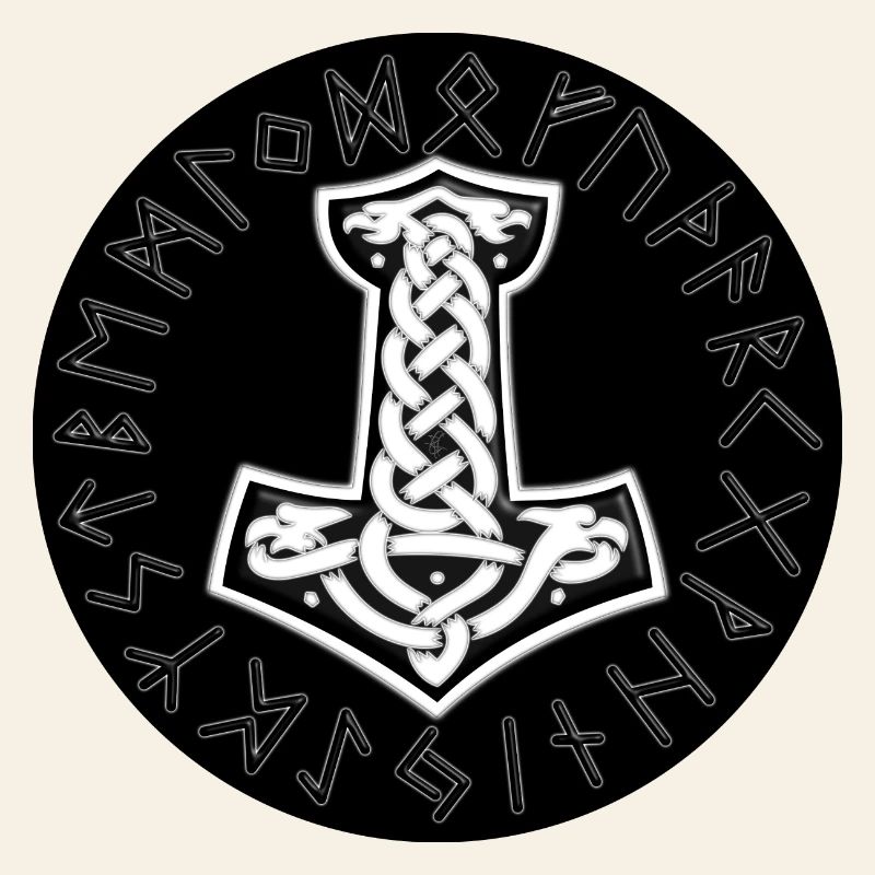 Mjölnir Celtic Runic Knot